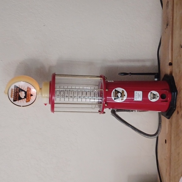 1920 Olde Tyme Reproduction AreoGas Aviation Gas Pump Bank Gum Ball - Picture 1 of 12